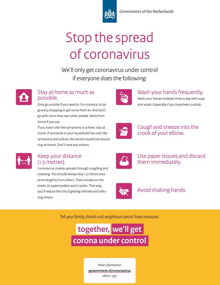 Stop the spread of coronavirus